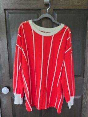 Free People Home Game Stripe Layer Long Sleeve Top